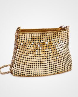 Golden Bag With Chain